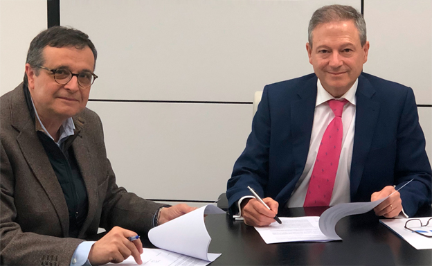 Firma de acuerdo entre UniversitasXXI y Blocktac